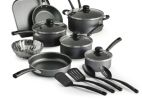 Tramontina Primaware 18 Piece Non-stick Cookware Set, Steel Gray