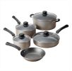 ramontina 9 Piece Non-Stick Cookware Set, Champagne