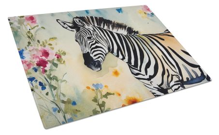 NEW Zebra Glass Cutting Board Decorative Tempered Glass Kitchen Cutting and Serving Board Large Size Chopping Board