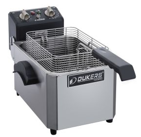 Dukers Commercial Single Basket 5L Electric Deep Fryer Countertop Deep Fryer