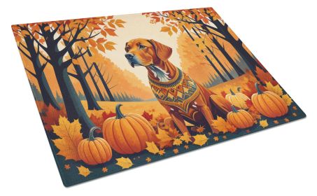 NEW Vizsla Fall Glass Cutting Board Decorative Tempered Glass Kitchen Cutting and Serving Board Large Size Chopping Board