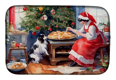 Japanese Chin Christmas Cookies Dish Drying Mat Absorbent Dish Drying Mat Pad for Kitchen Counter Dish Drainer Mat for Countertop, 14 x 21"