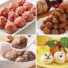 2PCS Small Meatball Maker Homemade Lean Meatball Tool Geometric Shape Steel Maker Barbecue Hot Pot Bean Curd