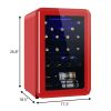 Countertop Wine Cooler with Compressor System and Digital Temperature Control - UV-Protective Finish, Holds 24 Standard Bottles