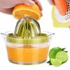 Manual Lemon Squeezer with Built-in Measuring Cup