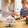 Electric Egg Cooker 7-Capacity BPA-Free Hard-Boiled Egg Maker w/ Auto-Off Measuring Cup