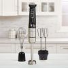 Emeril Lagass Blender & Beyond Plus Cordless Rechargeable Immersion Blender with Variable Speed, Double Beater, Black with Stainless Steel