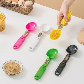 500g; LCD Electronic Digital Spoon Scale; Digital Measuring Spoon; Kitchen Scale Weighted Gram Spoon (Batteries Are Not Included) (Color: green)