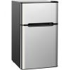 3.2 cu ft. Compact Stainless Steel Refrigerator