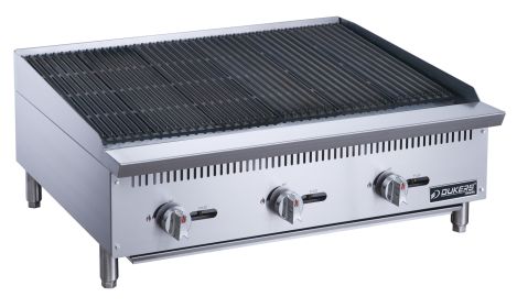 Dukers 36" Heavy Duty Charbroiler in Stainless Steel (Material: Stainless Steel, model: DCCB36)