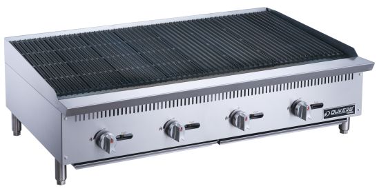 Dukers 48" Heavy Duty Charbroiler in Stainless Steel (Material: Stainless Steel, model: DCCB48)