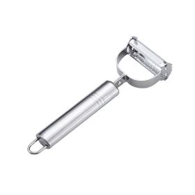 Kitchen Vegetable Peeler Stainless Steel Melon Planer Double-Head Peeler Household Multiple-Function Fruit And Vegetable Peeler (model: 2 in 1)