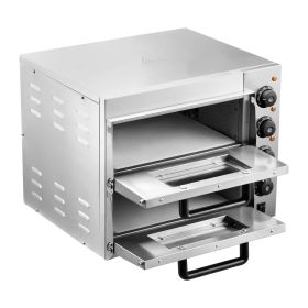 VEVOR Commercial Countertop Pizza Oven Electric Pizza Oven for 14" Pizza Indoor (default: default)