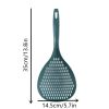 1pc Slotted Spoon; Household Colander With Long Handle; For Dumpling And Noodles; High Temperature Resistant Large Draining Spoon