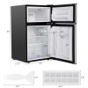 3.2 cu ft. Compact Stainless Steel Refrigerator